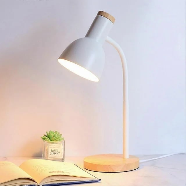 LAMPARA DE MESA LÁMPARA ESCRITORIO LED BLANCO - 5
