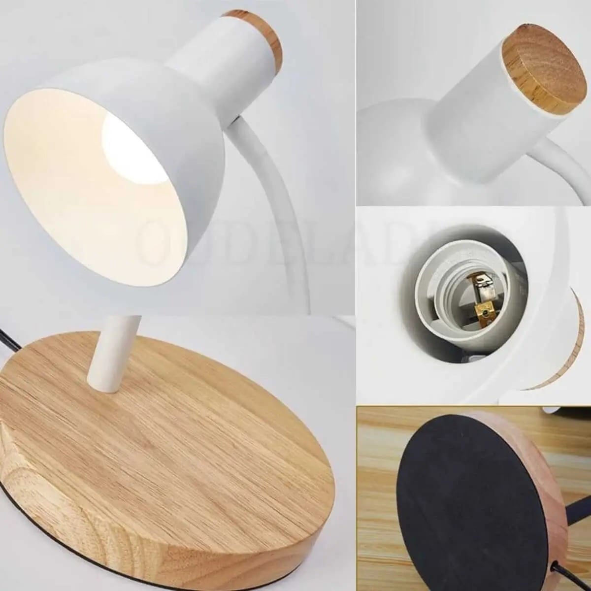 LAMPARA DE MESA LÁMPARA ESCRITORIO LED BLANCO - 10