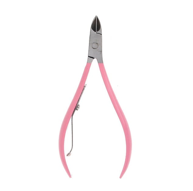 ALICATE FRONTAL 9 CM ROSADO CORTA CUTÍCULA - 5