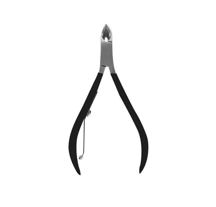 ALICATE FRONTAL 9 CM NEGRO CORTA CUTÍCULA X 2 UND - 1