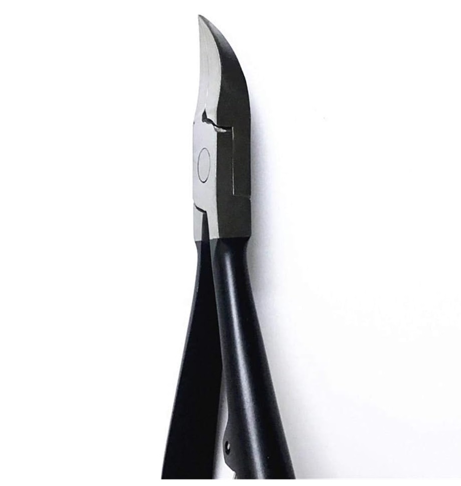 ALICATE FRONTAL 9 CM NEGRO CORTA CUTÍCULA - 3