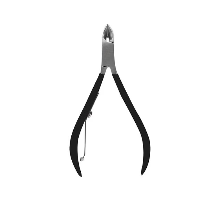ALICATE FRONTAL 9 CM NEGRO CORTA CUTÍCULA - 6