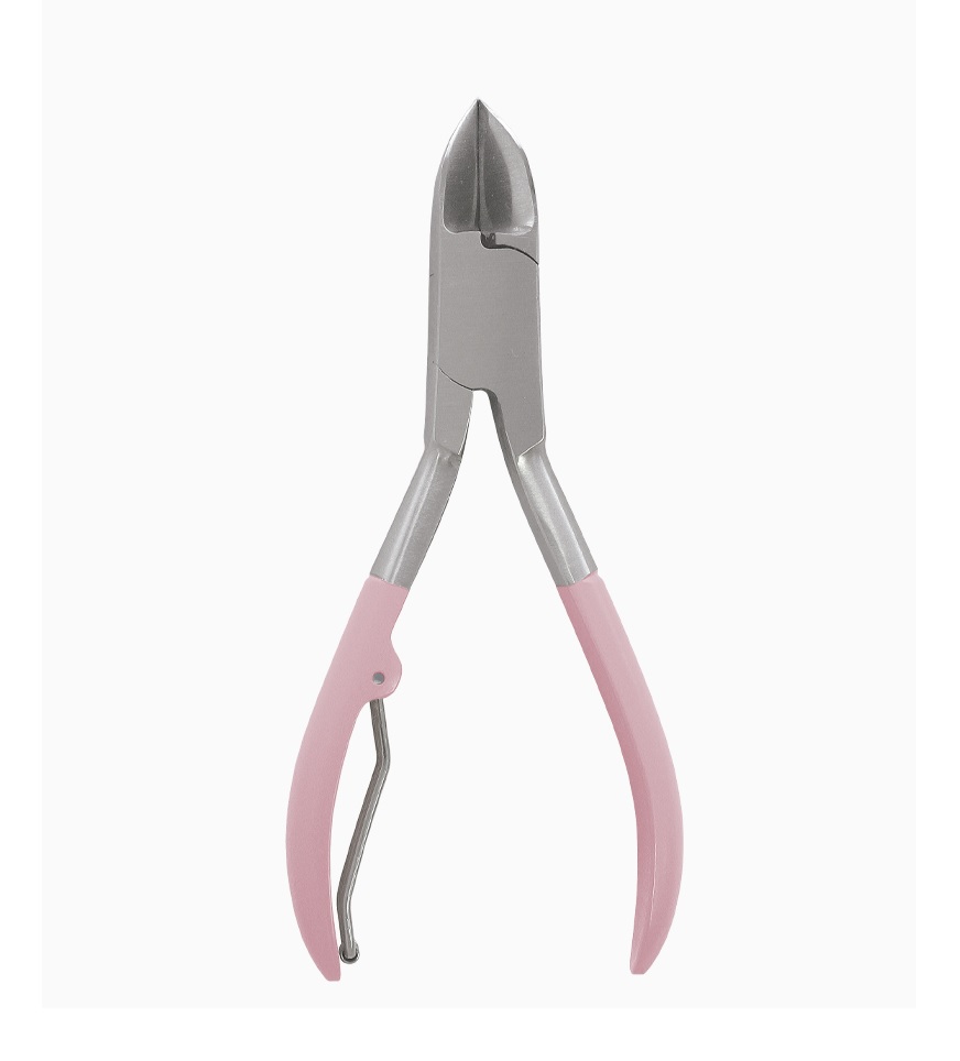 ALICATE CORTA CUTÍCULA PROFESIONAL ROSADO - 8