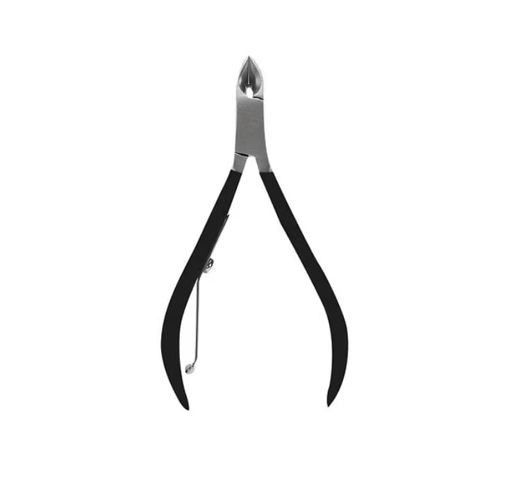 ALICATE FRONTAL 9 CM NEGRO CORTA CUTÍCULA - 1