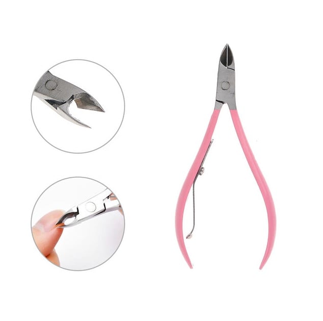 ALICATE CORTA CUTÍCULA PROFESIONAL ROSADO X 2 UND - 3