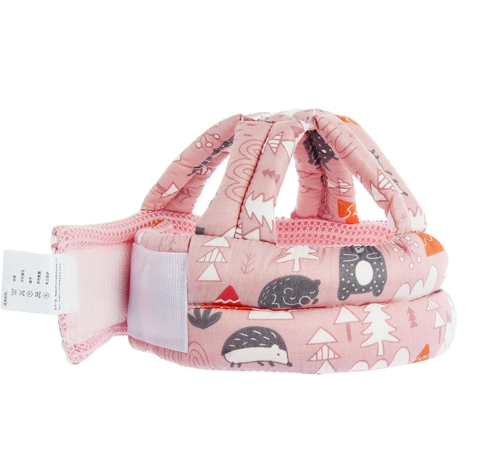 CASCO DE SEGURIDAD BEBÉS ROSADO - 6