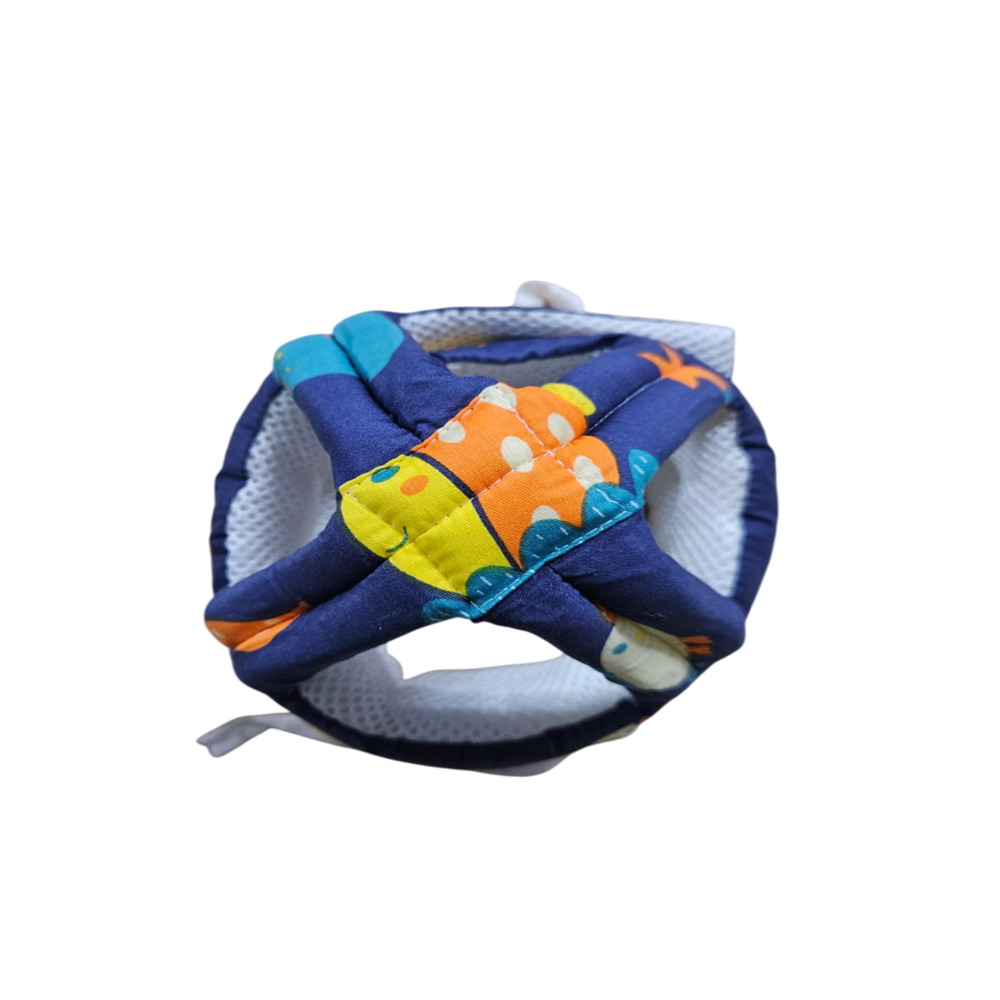 CASCO ANTIGOLPES BEBE CON PASADOR NIÑO AZUL - 3