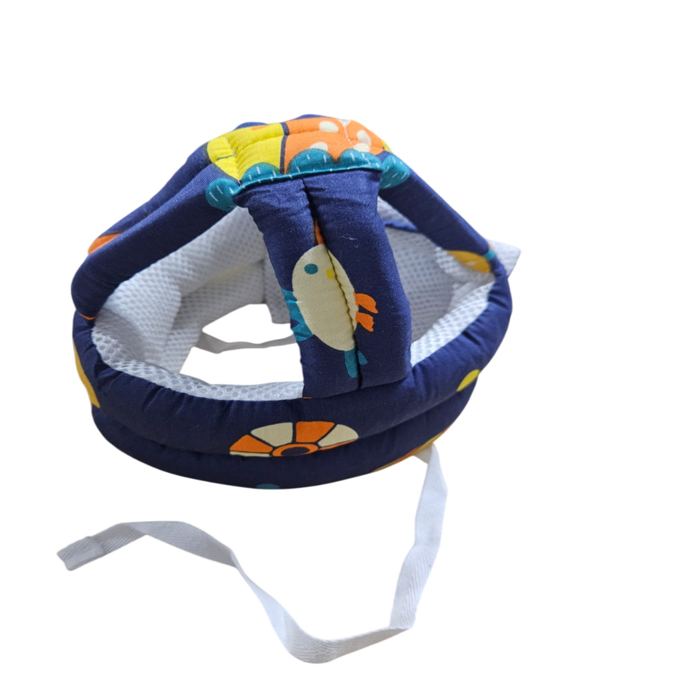 CASCO ANTIGOLPES BEBE CON PASADOR NIÑO AZUL - 6