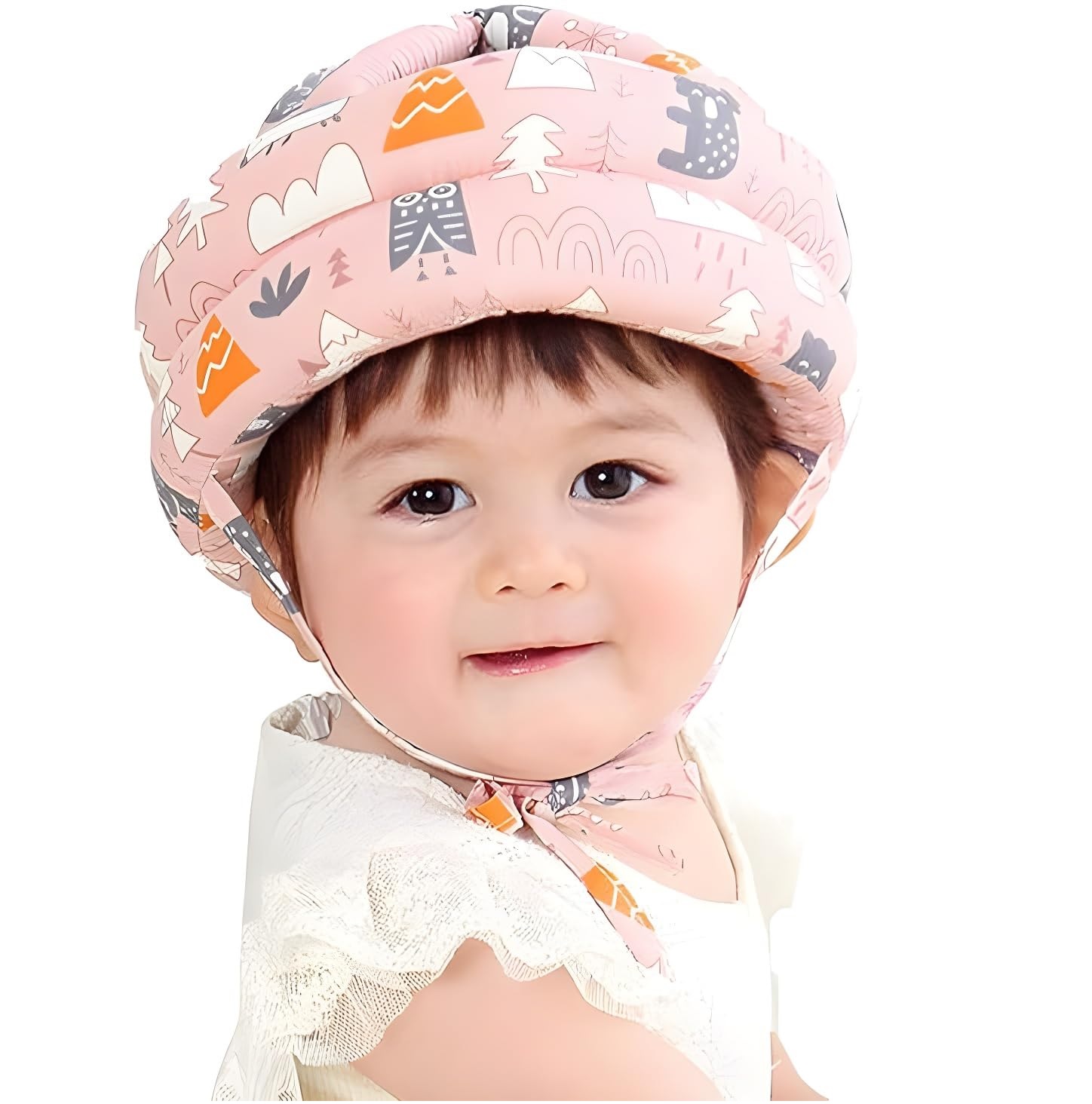 CASCO PROTECTOR PARA LOS NIÑOS Y BEBES ROSADO - 4