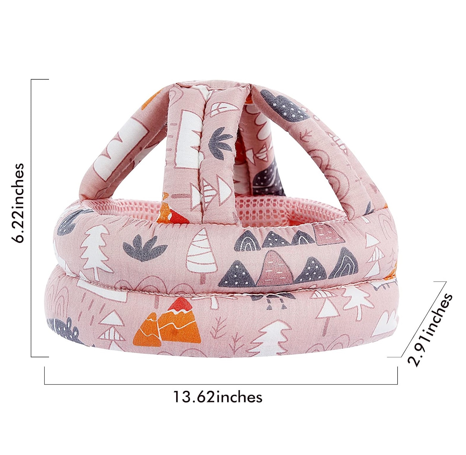 CASCO PROTECTOR PARA LOS NIÑOS Y BEBES ROSADO - 8