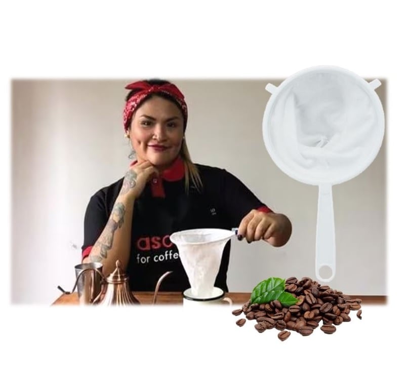 COLADOR ULTRAFINO DE COCINA, MATERIAL DE CALIDAD 22 CM - 1