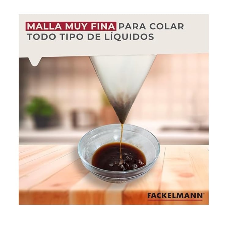 COLADOR ULTRAFINO DE COCINA, MATERIAL DE CALIDAD 22 CM - 2