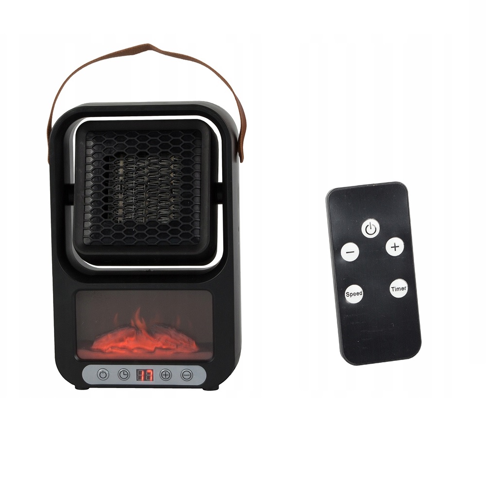 CALENTADOR DE AMBIENTE PORTÁTIL PANTALLA LCD 500W - 1