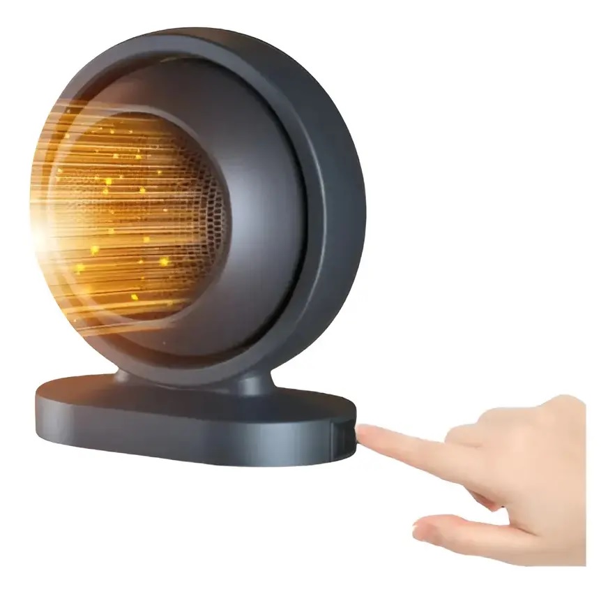 MINI CALENTADOR ELÉCTRICO DE 380 W PLOMO CALEFACTOR PLOMO - 6