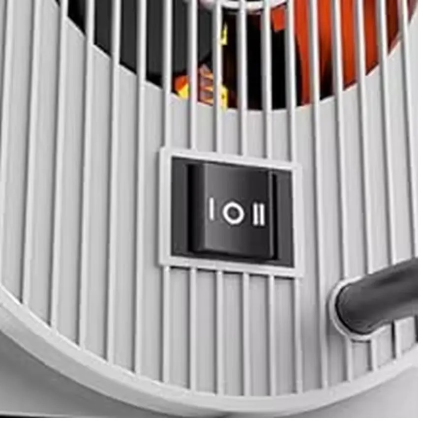 MINI CALENTADOR DE AIRE ELÉCTRICO PORTÁTIL 1200W BLANCO CALEFACTOR - 7