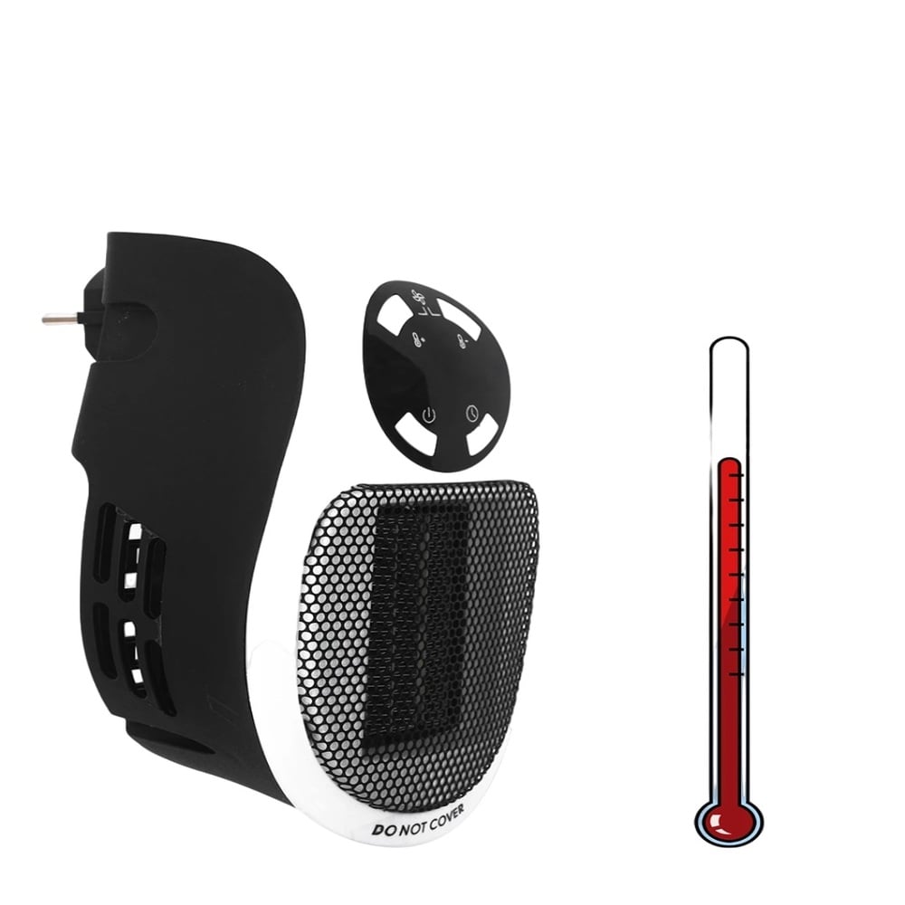 CALENTADOR PORTÁTIL PARA EL HOGAR 500W BLANCO - 4