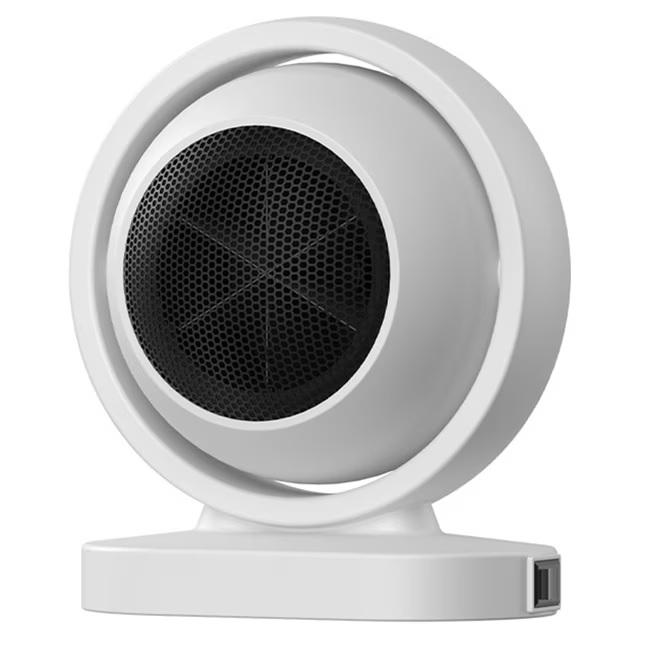 MINI CALENTADOR ELÉCTRICO DE ESCRITORIO PERSONAL PORTATIL 380W BLANCO - 5