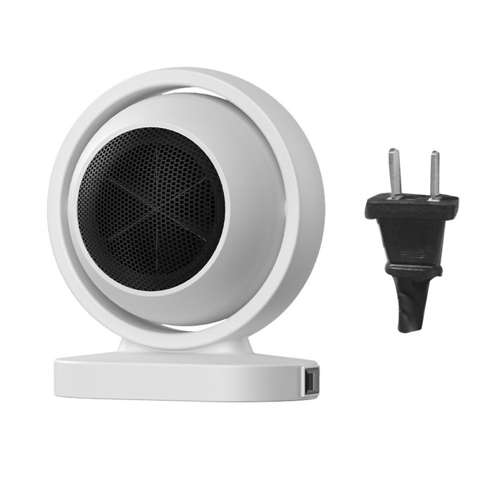 MINI CALENTADOR ELÉCTRICO DE ESCRITORIO PERSONAL PORTATIL 380W BLANCO - 8