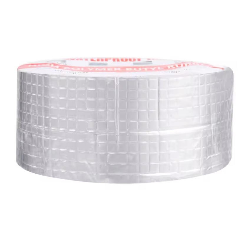 CINTA IMPERMEABLE DE BUTILO Y ALUMINIO 5 CM X 5 MT - 6