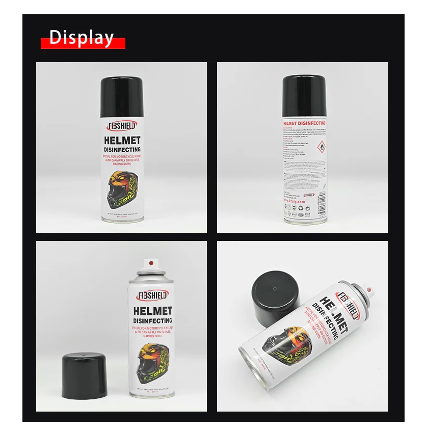 SPRAY LIMPIADOR DE CASCOS 200 ML HELMET DISINFECTING - 3