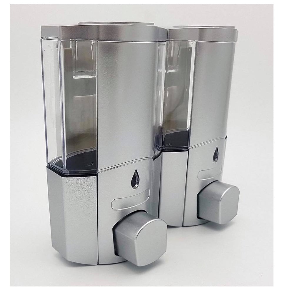 DISPENSADOR DE JABÓN LÍQUIDO 400 ML PARA BAÑO DE PARED - 4