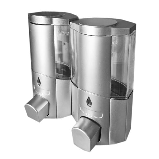 DISPENSADOR DE JABON LÍQUIDO 400 ML PVC CON ACCESORIOS - 1
