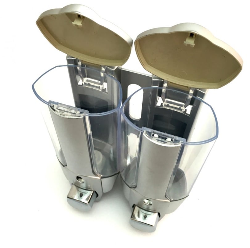 DISPENSADOR DE JABON LÍQUIDO 400 ML PVC CON ACCESORIOS - 7