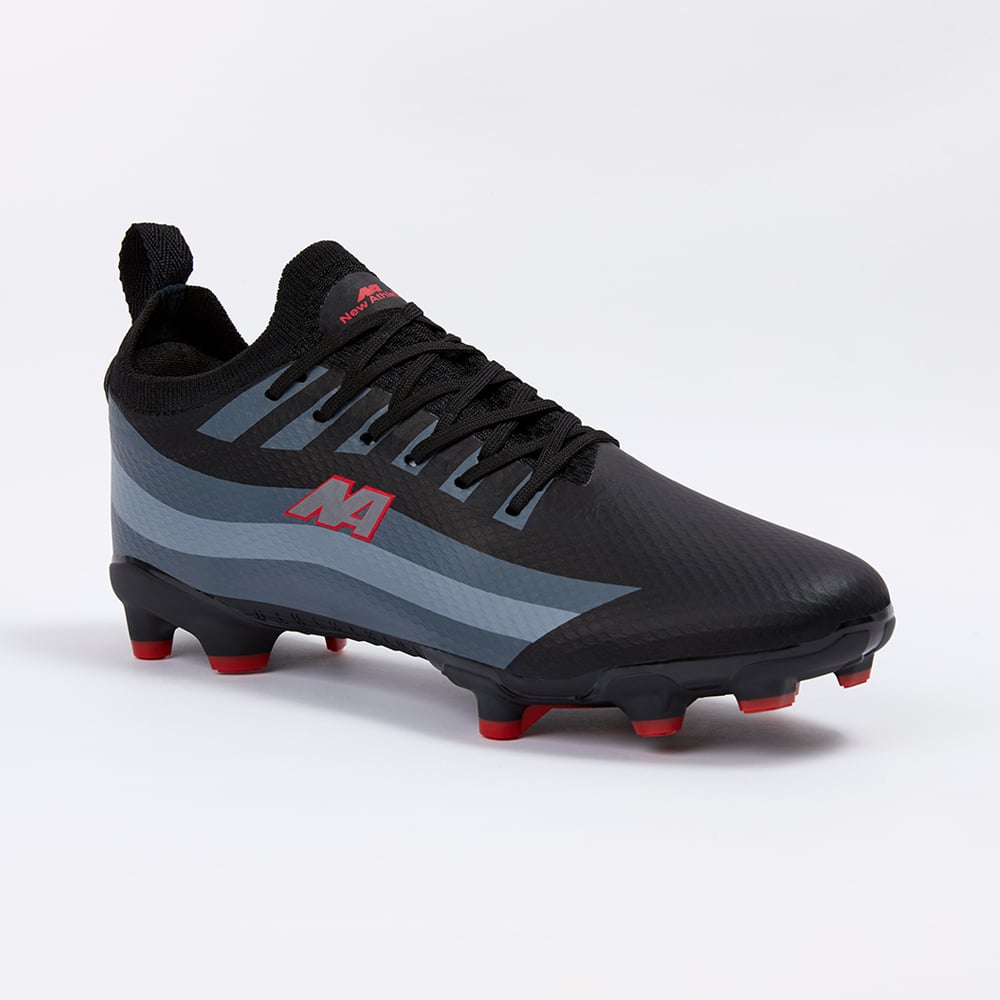 ZAPATILLAS NEW ATHLETIC FOOTBALL AGIFUG36 NEGRO CON ROJO PARA HOMBRE - 1