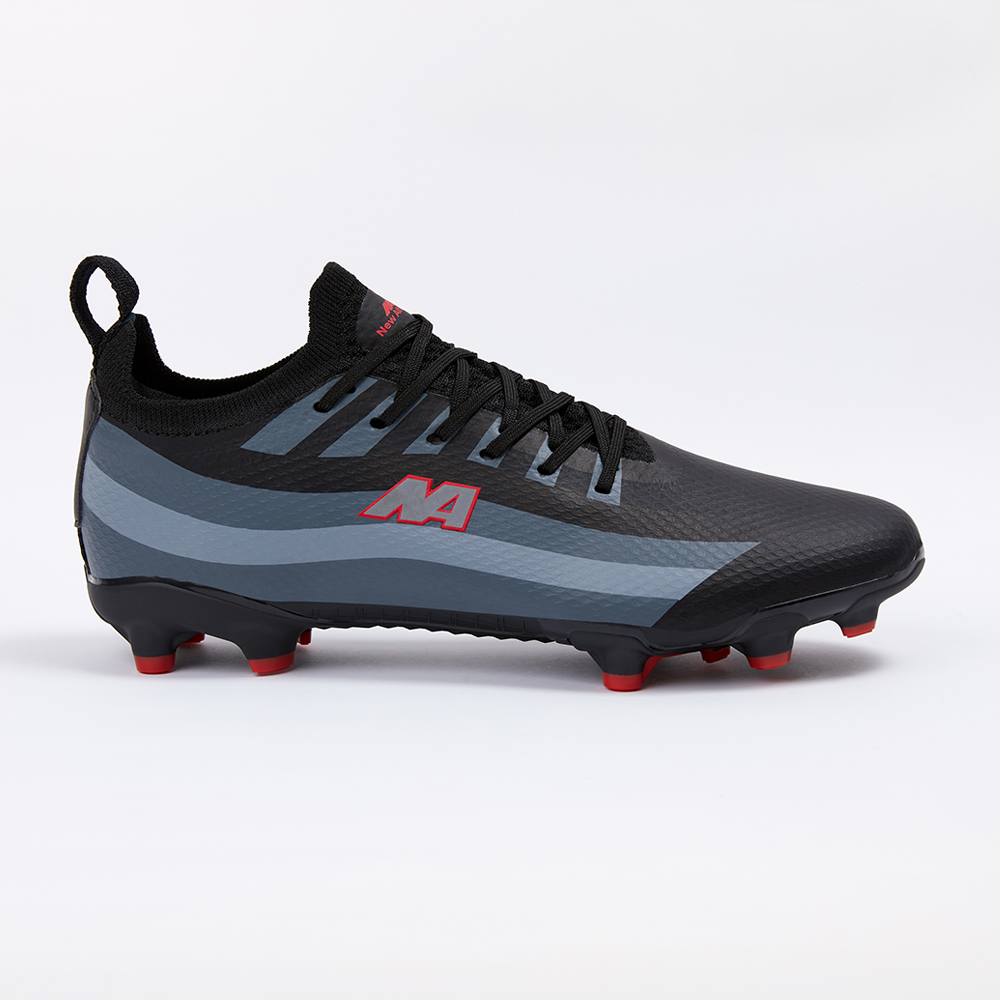 ZAPATILLAS NEW ATHLETIC FOOTBALL AGIFUG36 NEGRO CON ROJO PARA HOMBRE - 2