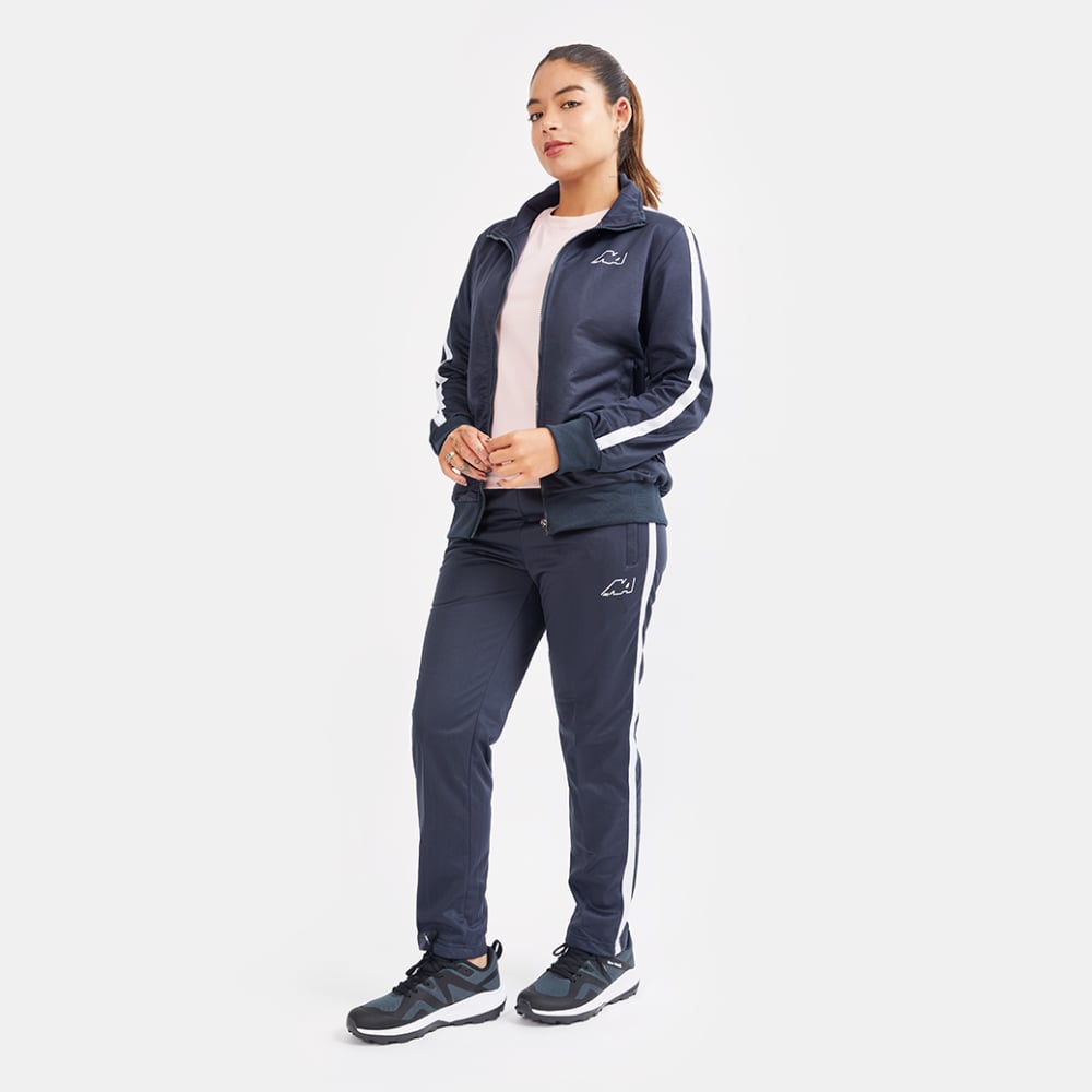 BUZO CONJUNTO NEW ATHLETIC SPORT18 AZUL ACERO PARA MUJER - 1