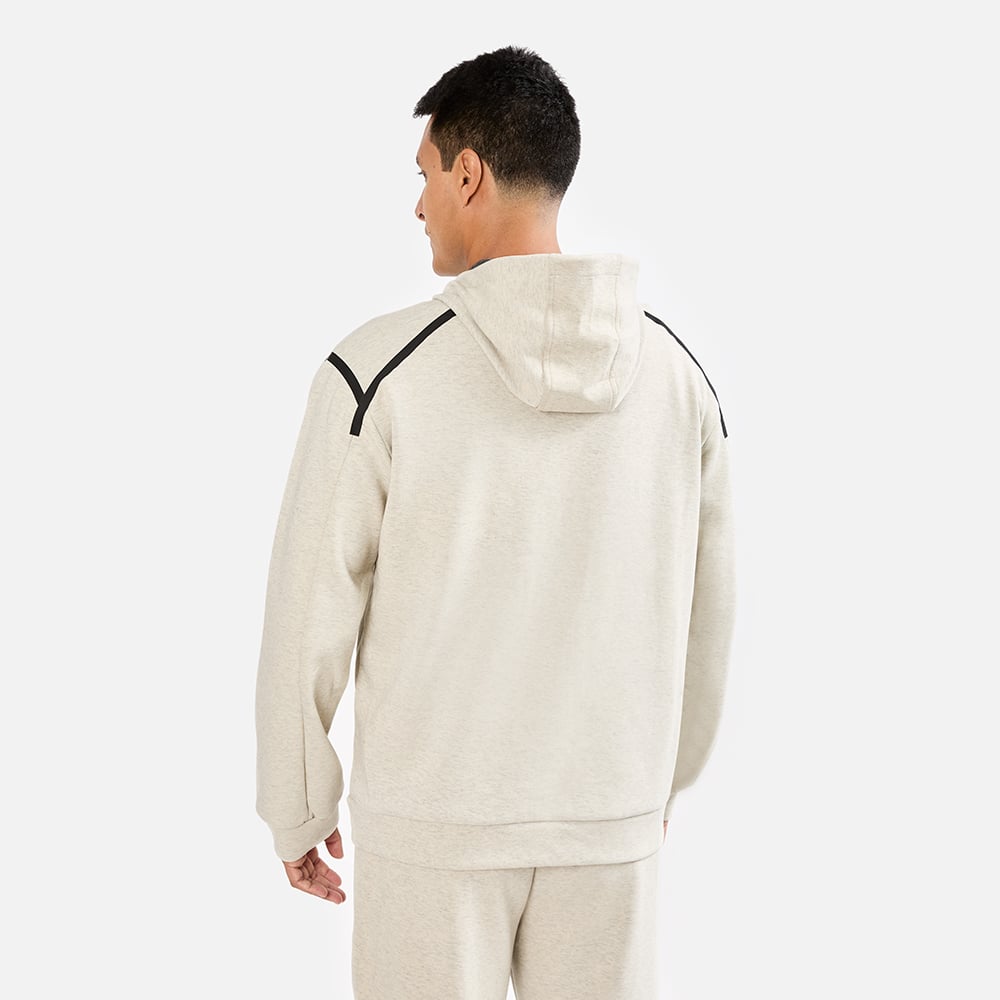 BUZO CONJUNTO NEW ATHLETIC SPORTWEAR21 GRIS JASPE CON NEGRO PARA HOMBRE - 3