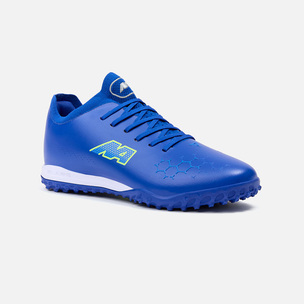 ZAPATILLAS MUJER NEW ATHLETIC FOOTBALL AZUL NACAFUT0089J1230 SLABS89 CON BLANCO JUVENIL - 1