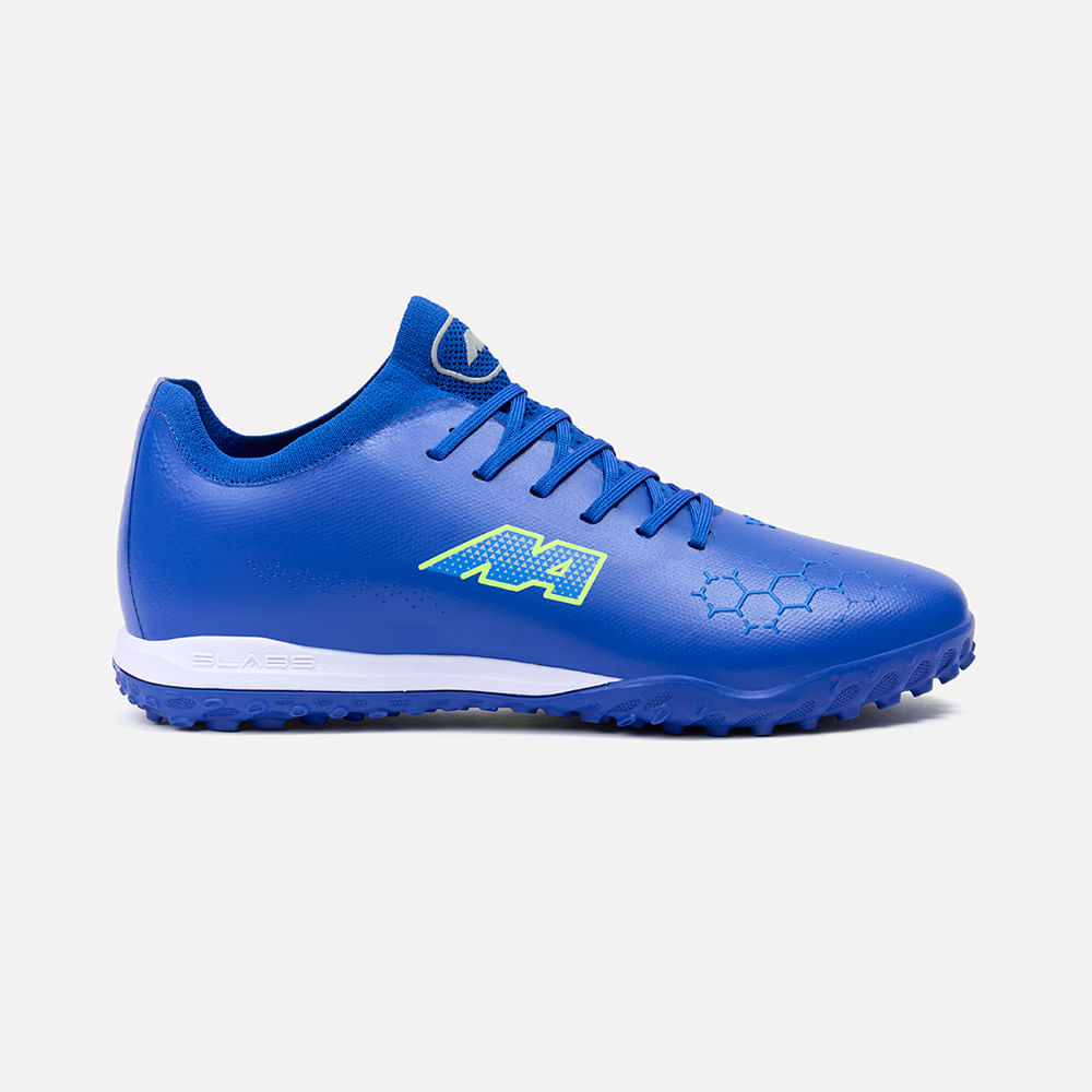 ZAPATILLAS MUJER NEW ATHLETIC FOOTBALL AZUL NACAFUT0089J1230 SLABS89 CON BLANCO JUVENIL - 2