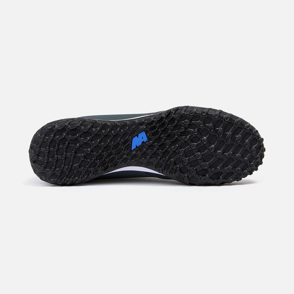 ZAPATILLAS MUJER NEW ATHLETIC FOOTBALL GRIS OSCURO NACAFUT0092J0312 ARROW92 CON AZUL JUVENIL - 3