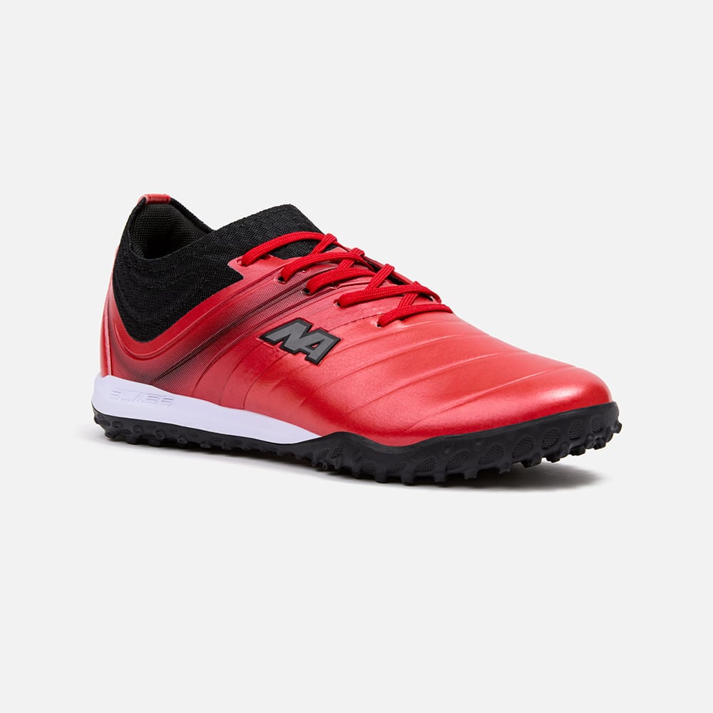 ZAPATILLAS MUJER NEW ATHLETIC FOOTBALL ROJO NACAFUT0062J0602 SLABS62 CON NEGRO JUVENIL - 1
