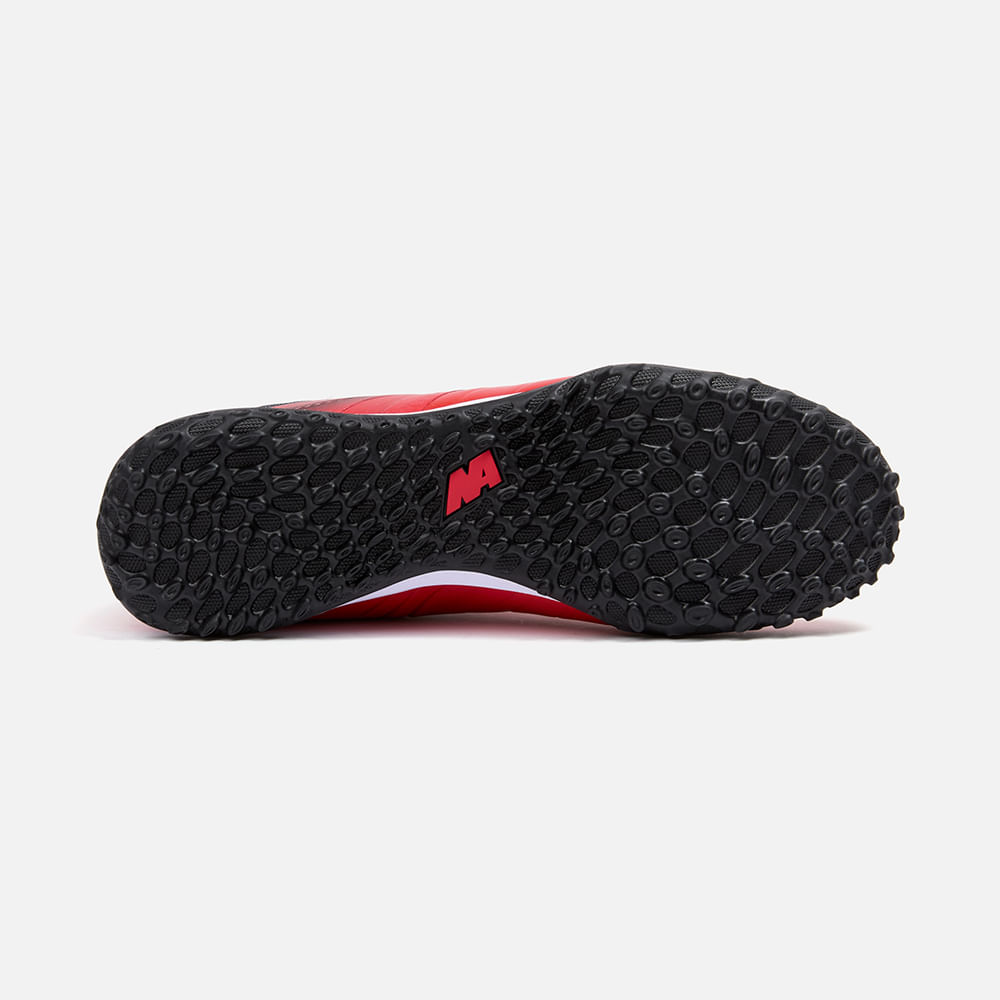 ZAPATILLAS MUJER NEW ATHLETIC FOOTBALL ROJO NACAFUT0062J0602 SLABS62 CON NEGRO JUVENIL - 3