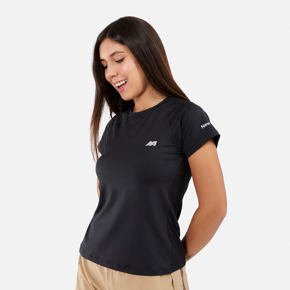 POLO DEPORTIVO MUJER NEW ATHLETIC NARDMCP0010F0202 MC MONICA NEGRO - 2