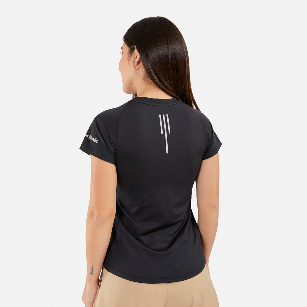 POLO DEPORTIVO MUJER NEW ATHLETIC NARDMCP0010F0202 MC MONICA NEGRO - 5
