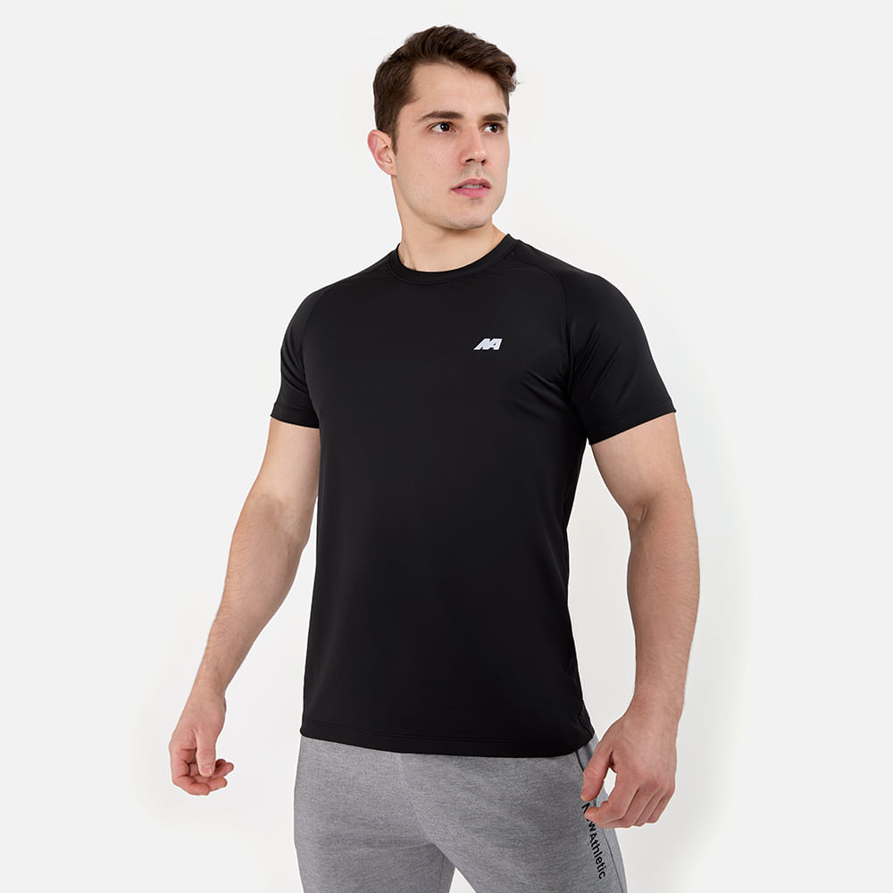 POLO TODA ACTIVIDAD HOMBRE NEW ATHLETIC NARDMCP0108M0202 MC LUCIO NEGRO - 1