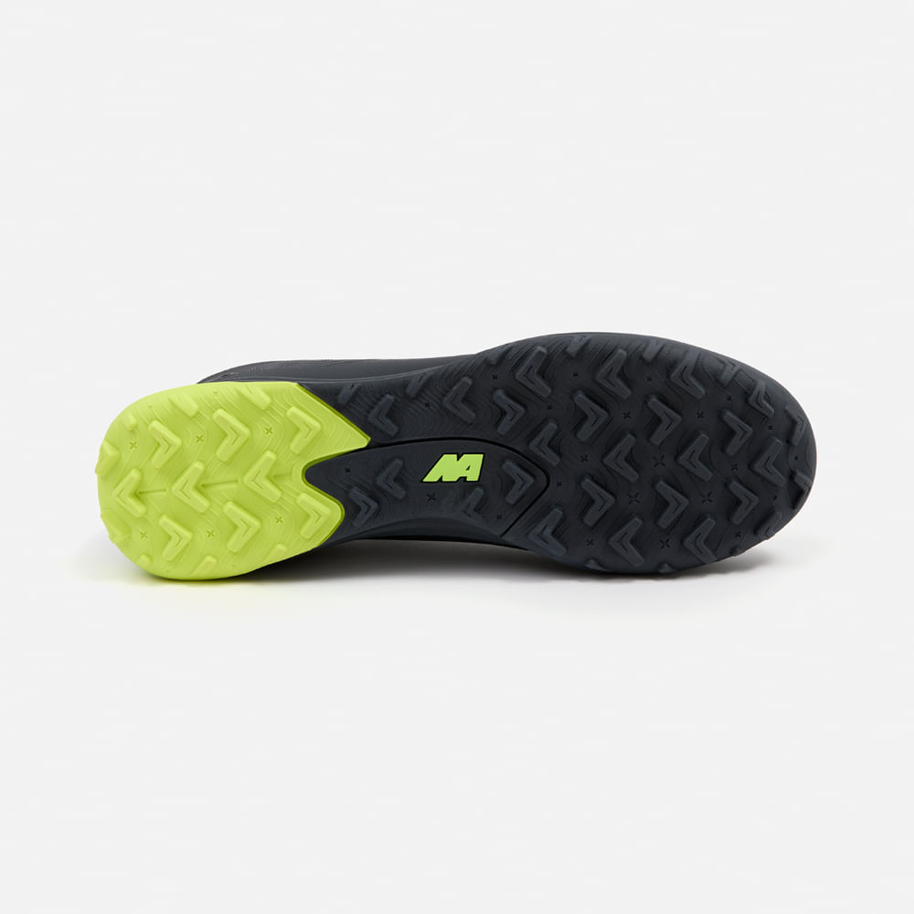 ZAPATILLAS MUJER NEW ATHLETIC FOOTBALL GRIS OSCURO NACAFUT0118J0302 OLYMPIC118 CON NEGRO JUVENIL - 3
