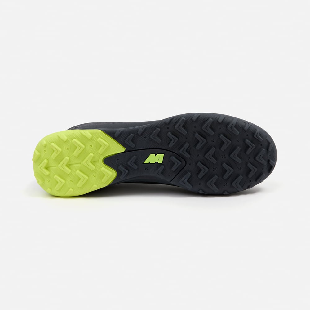 ZAPATILLAS MUJER NEW ATHLETIC FOOTBALL GRIS OSCURO NACAFUT0118J0302 OLYMPIC118 CON NEGRO JUVENIL - 3