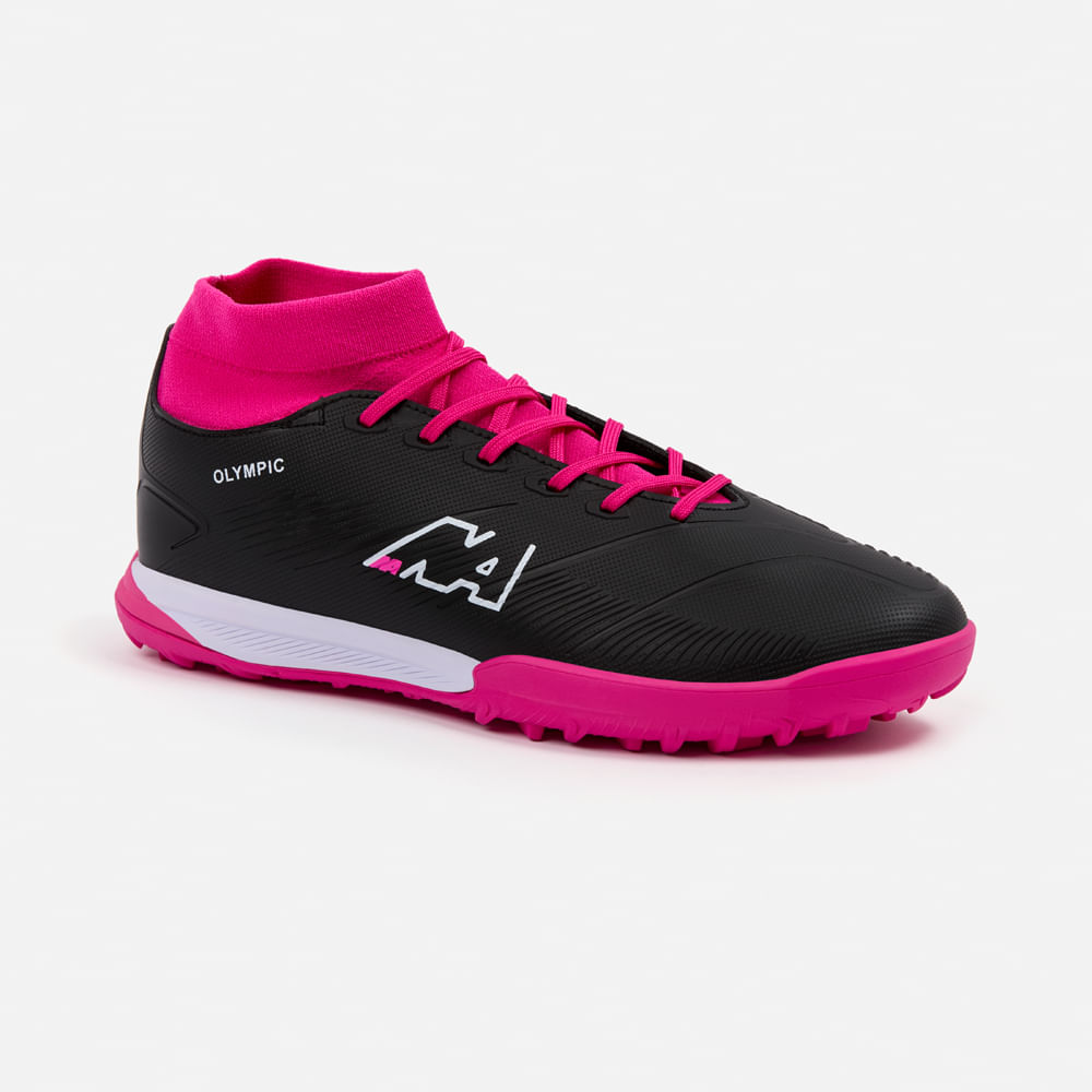 ZAPATILLAS HOMBRE NEW ATHLETIC FOOTBALL NEGRO NACAFUT0118A0216 OLYMPIC118 CON FUCSIA - 1