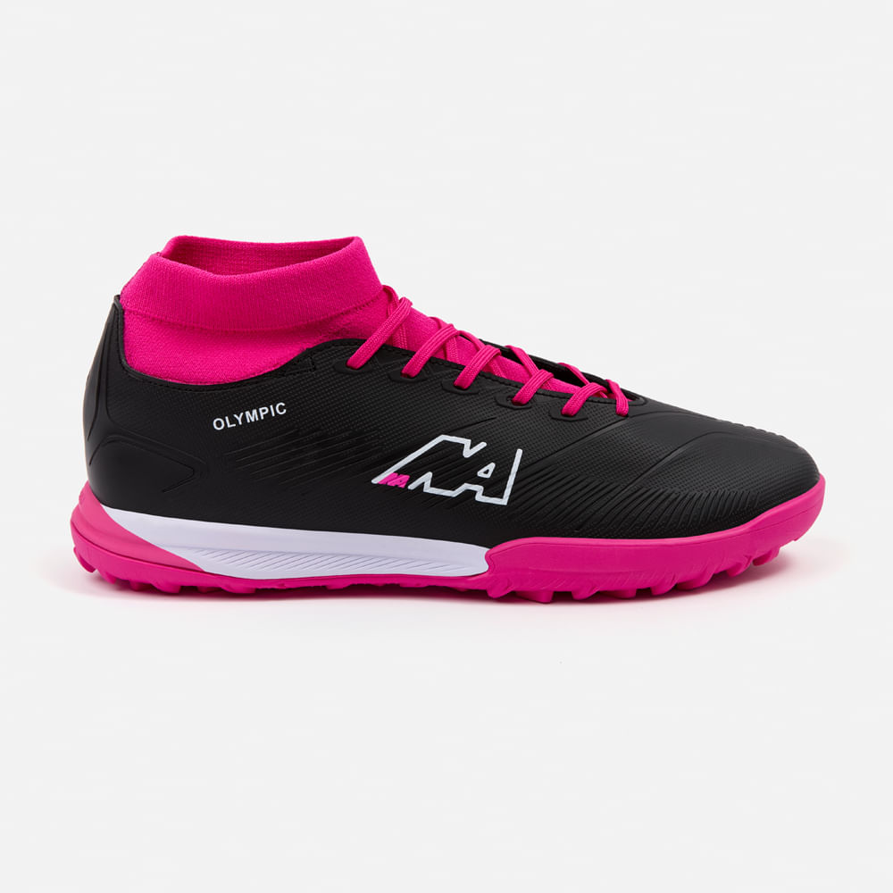 ZAPATILLAS HOMBRE NEW ATHLETIC FOOTBALL NEGRO NACAFUT0118A0216 OLYMPIC118 CON FUCSIA - 2