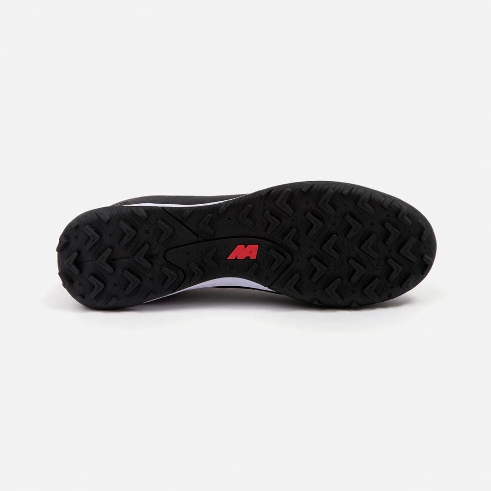 ZAPATILLAS MUJER NEW ATHLETIC FOOTBALL NEGRO NACAFUT0118J0220 OLYMPIC118 CON NARANJA JUVENIL - 3