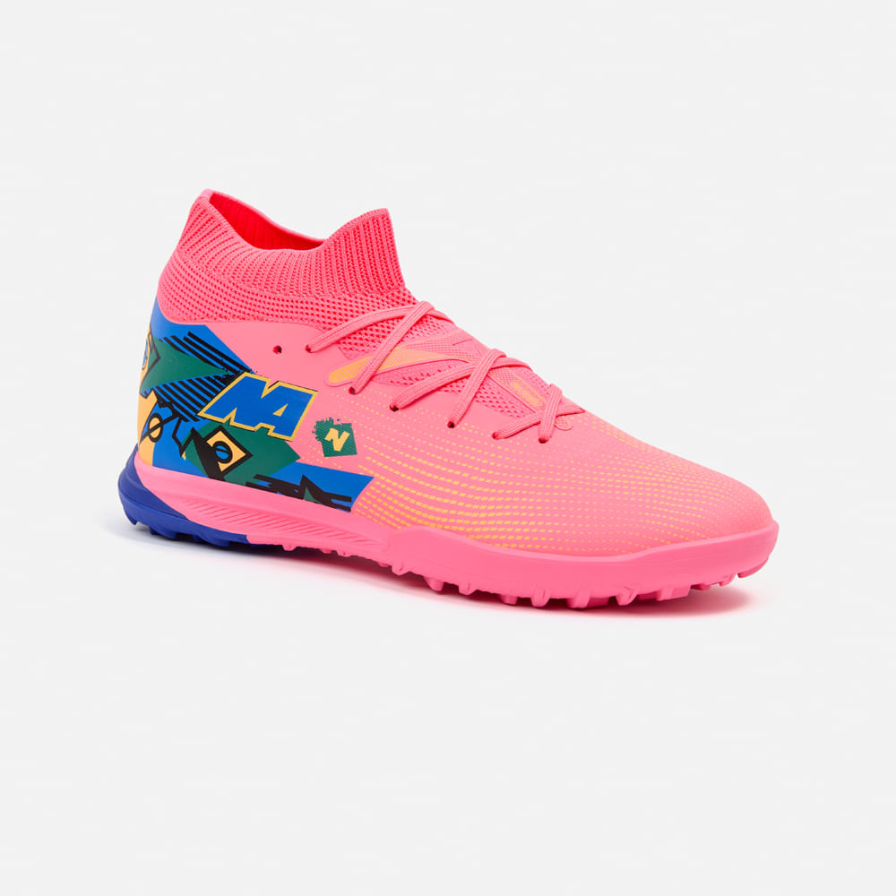 ZAPATILLAS MUJER NEW ATHLETIC FOOTBALL CORAL NACAFUT0105J2308 VORTEX105 CON AZUL JUVENIL - 1