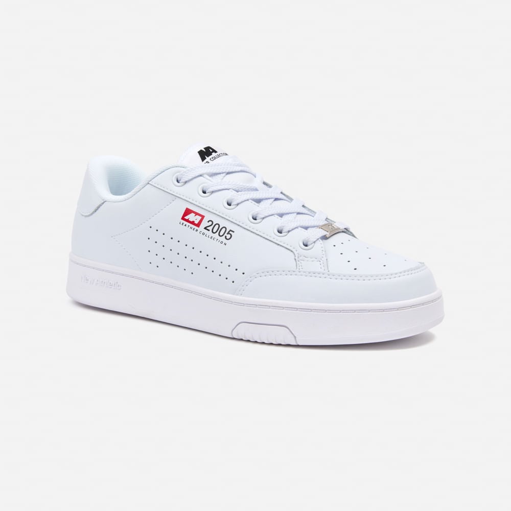 ZAPATILLAS MUJER NEW ATHLETIC SKATEBOARDING BLANCO NACASKA0084J0102 LEATHER84 - 1