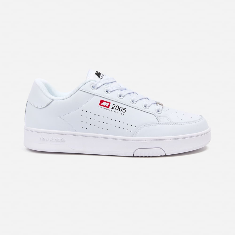 ZAPATILLAS MUJER NEW ATHLETIC SKATEBOARDING BLANCO NACASKA0084J0102 LEATHER84 - 2