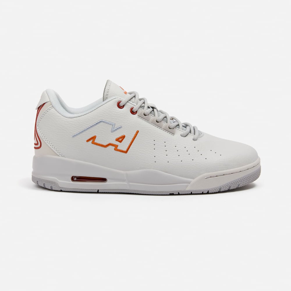 ZAPATILLAS NEW ATHLETIC SKATEBOARDING SPACE105 GRIS CON LACRE MUJER - 2