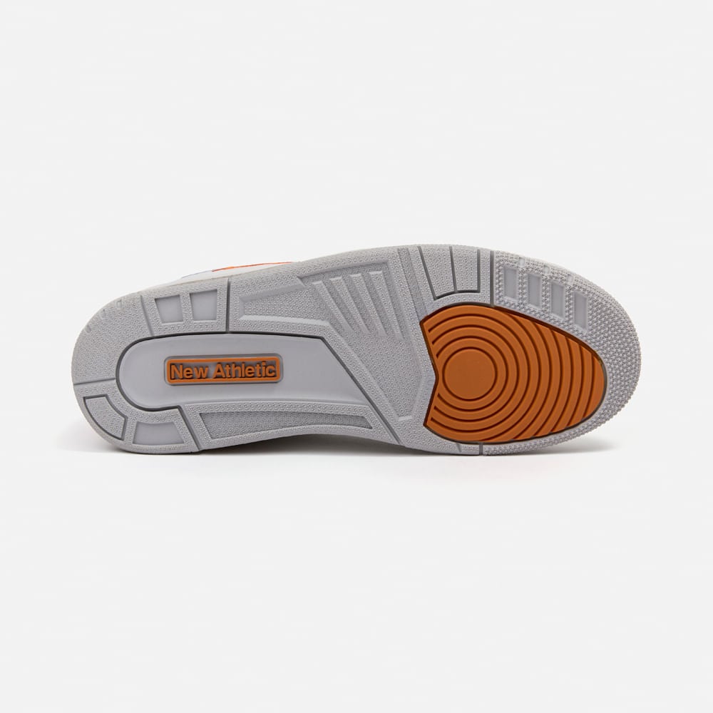 ZAPATILLAS NEW ATHLETIC SKATEBOARDING SPACE105 GRIS CON LACRE MUJER - 3