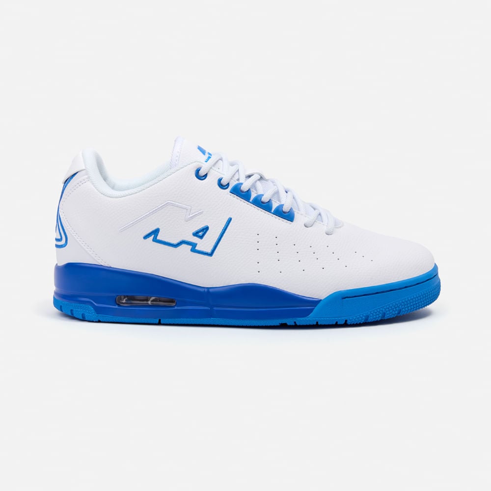 ZAPATILLAS NEW ATHLETIC SKATEBOARDING SPACE105 BLANCO CON AZUL MUJER - 2